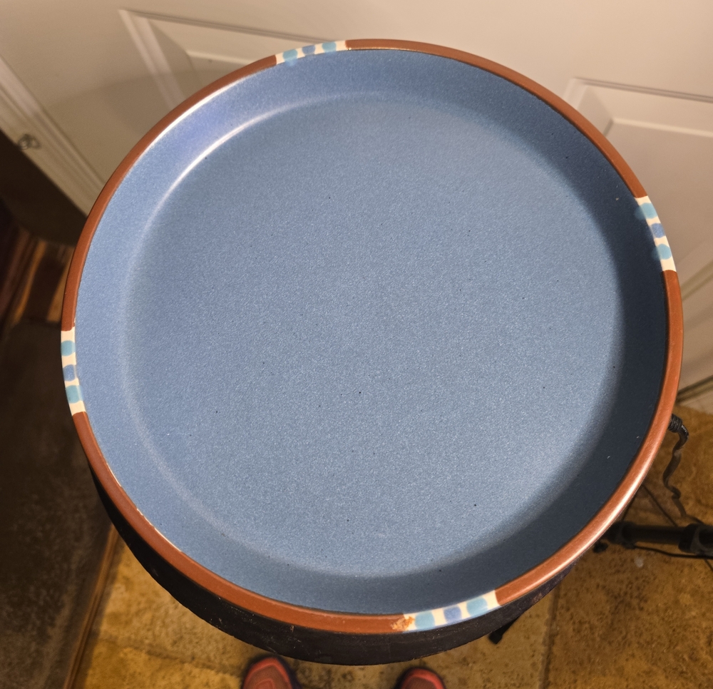 Dansk Mesa Blue Ceramic Serving Dinner Plates Japan Set Of 2